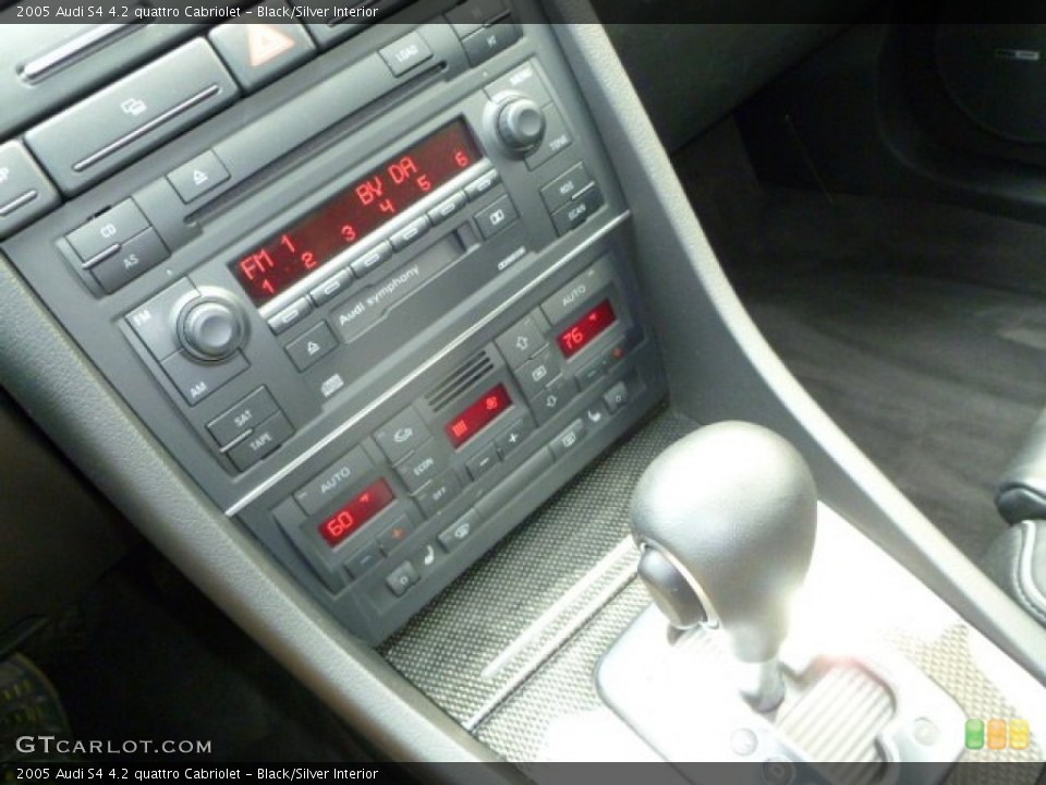 Black/Silver Interior Controls for the 2005 Audi S4 4.2 quattro Cabriolet #51004813