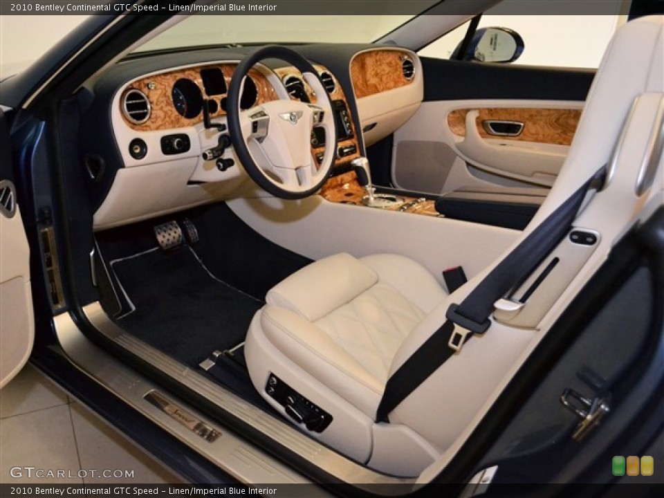Linen/Imperial Blue Interior Photo for the 2010 Bentley Continental GTC Speed #51005719