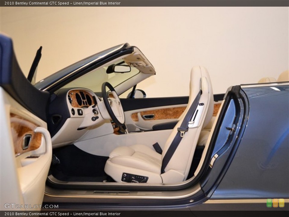 Linen/Imperial Blue Interior Photo for the 2010 Bentley Continental GTC Speed #51005749