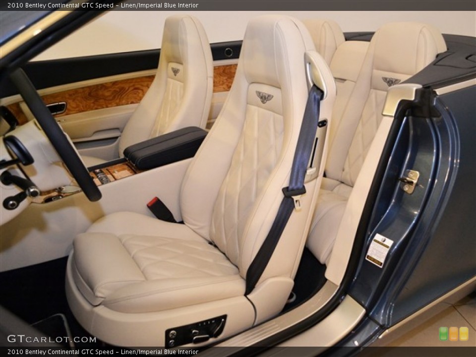 Linen/Imperial Blue Interior Photo for the 2010 Bentley Continental GTC Speed #51005764
