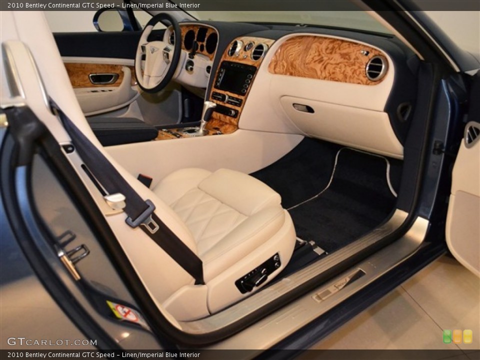 Linen/Imperial Blue Interior Photo for the 2010 Bentley Continental GTC Speed #51005782