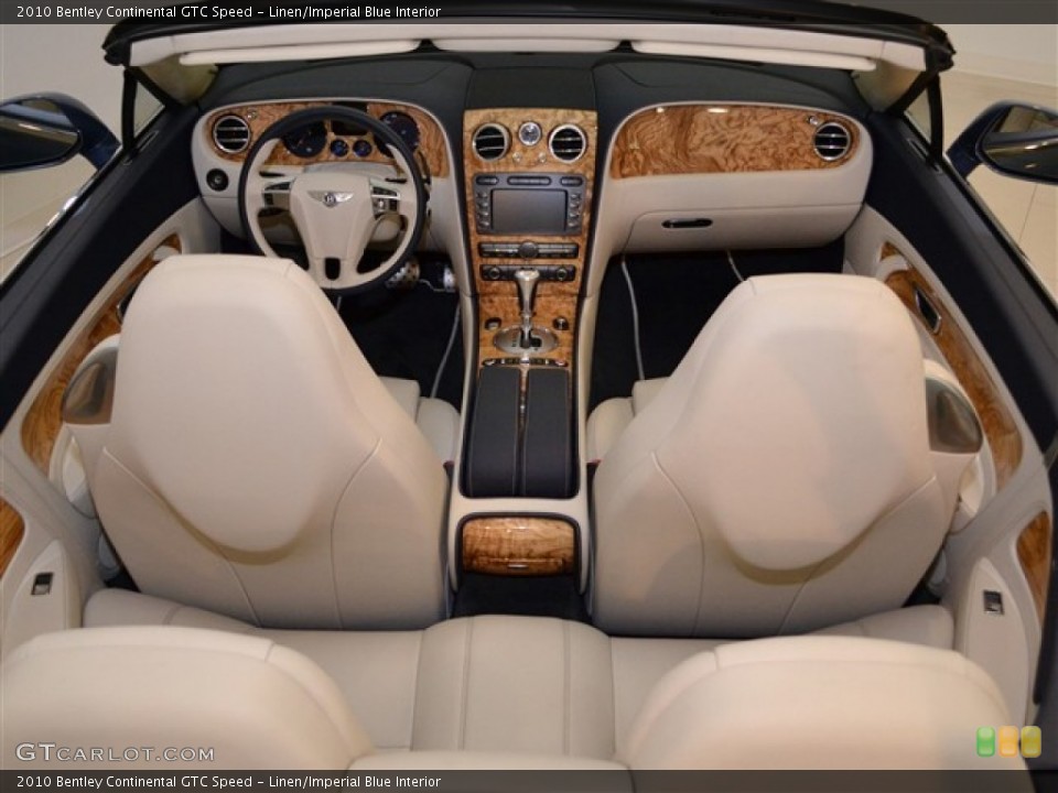 Linen/Imperial Blue Interior Photo for the 2010 Bentley Continental GTC Speed #51005833
