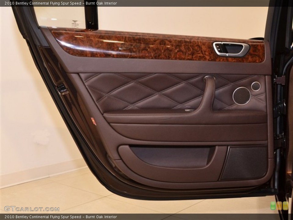 Burnt Oak Interior Door Panel for the 2010 Bentley Continental Flying Spur Speed #51006340