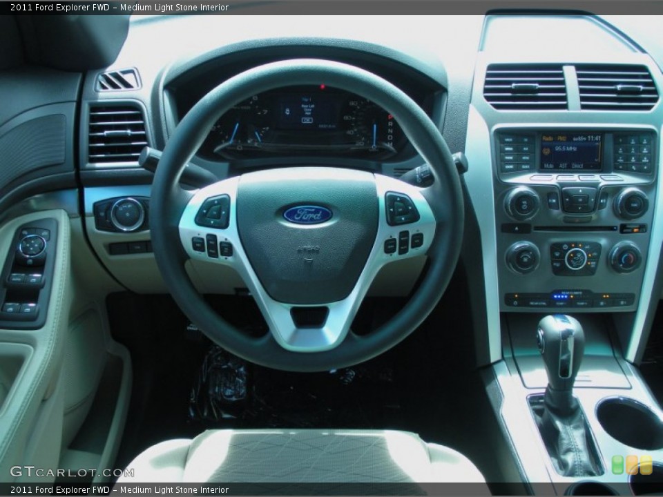 Medium Light Stone Interior Dashboard for the 2011 Ford Explorer FWD #51007036