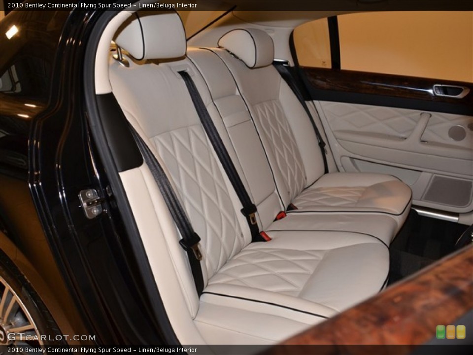 Linen/Beluga 2010 Bentley Continental Flying Spur Interiors