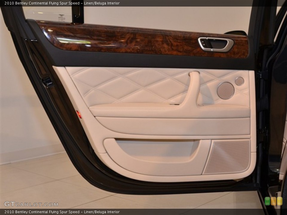 Linen/Beluga Interior Door Panel for the 2010 Bentley Continental Flying Spur Speed #51007111