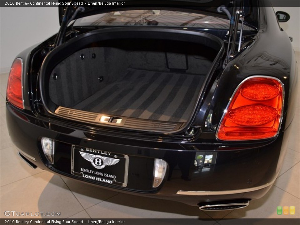 Linen/Beluga Interior Trunk for the 2010 Bentley Continental Flying Spur Speed #51007174