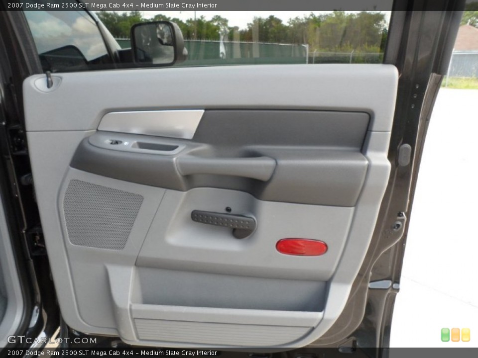 Medium Slate Gray Interior Door Panel for the 2007 Dodge Ram 2500 SLT Mega Cab 4x4 #51007933