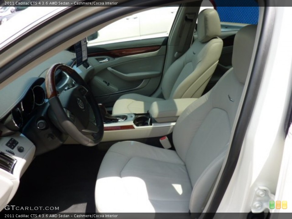 Cashmere/Cocoa Interior Photo for the 2011 Cadillac CTS 4 3.6 AWD Sedan #51007951