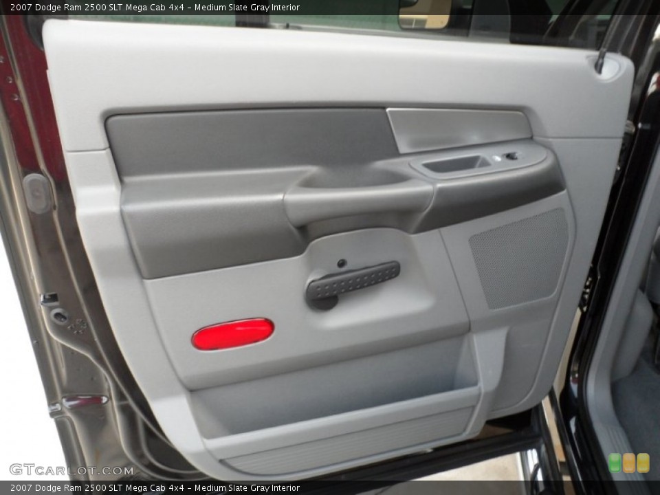 Medium Slate Gray Interior Door Panel for the 2007 Dodge Ram 2500 SLT Mega Cab 4x4 #51007960