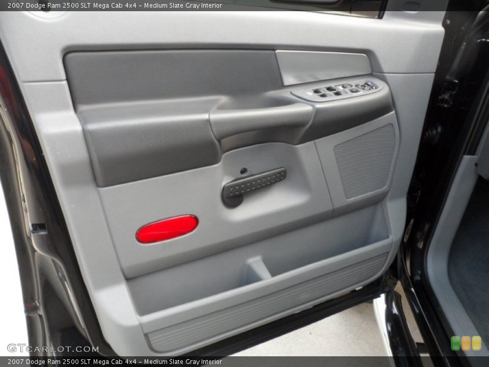 Medium Slate Gray Interior Door Panel for the 2007 Dodge Ram 2500 SLT Mega Cab 4x4 #51007993