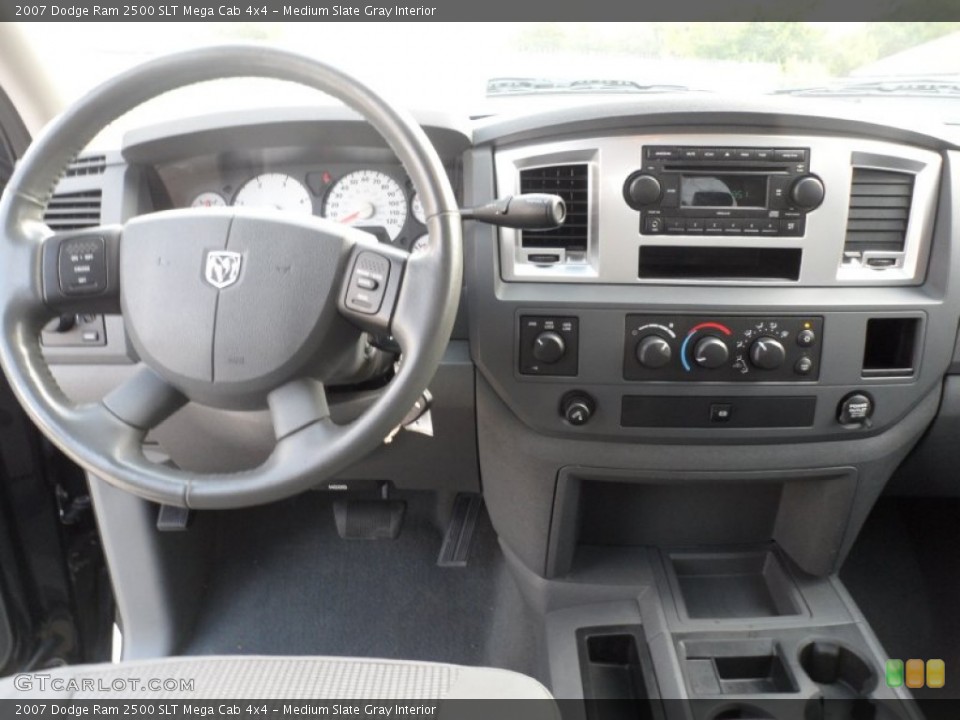 Medium Slate Gray Interior Dashboard for the 2007 Dodge Ram 2500 SLT Mega Cab 4x4 #51008053