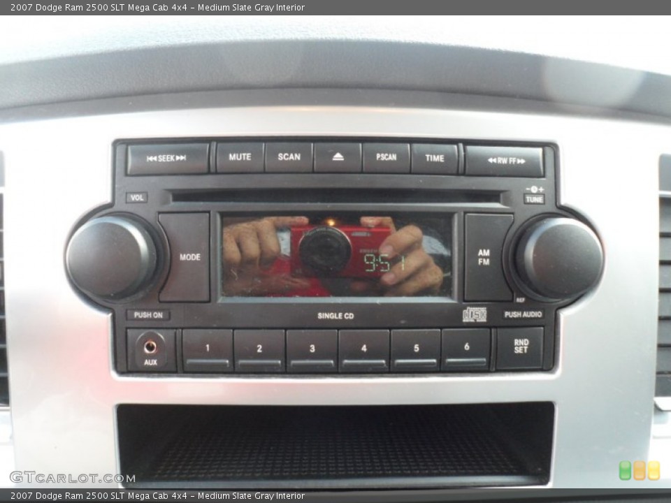 Medium Slate Gray Interior Controls for the 2007 Dodge Ram 2500 SLT Mega Cab 4x4 #51008080