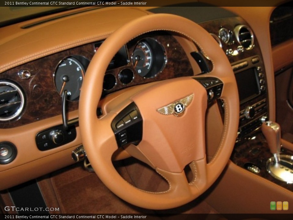 Saddle Interior Steering Wheel for the 2011 Bentley Continental GTC  #51008560