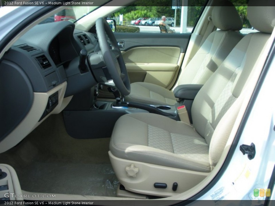 Medium Light Stone Interior Photo for the 2012 Ford Fusion SE V6 #51008632