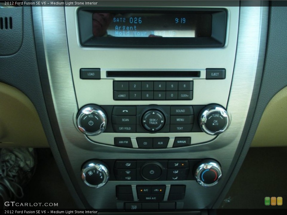 Medium Light Stone Interior Controls for the 2012 Ford Fusion SE V6 #51008692