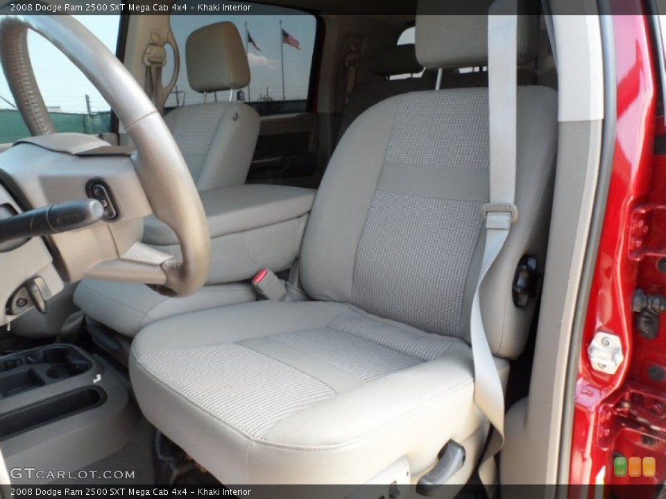Khaki Interior Photo for the 2008 Dodge Ram 2500 SXT Mega Cab 4x4 #51008749