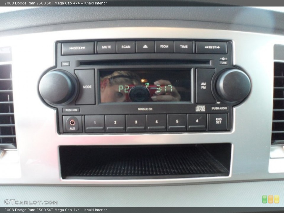 Khaki Interior Controls for the 2008 Dodge Ram 2500 SXT Mega Cab 4x4 #51008803