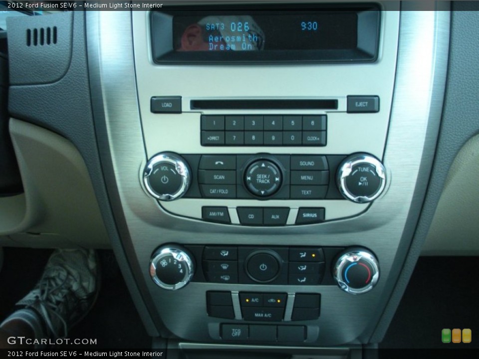 Medium Light Stone Interior Controls for the 2012 Ford Fusion SE V6 #51008866