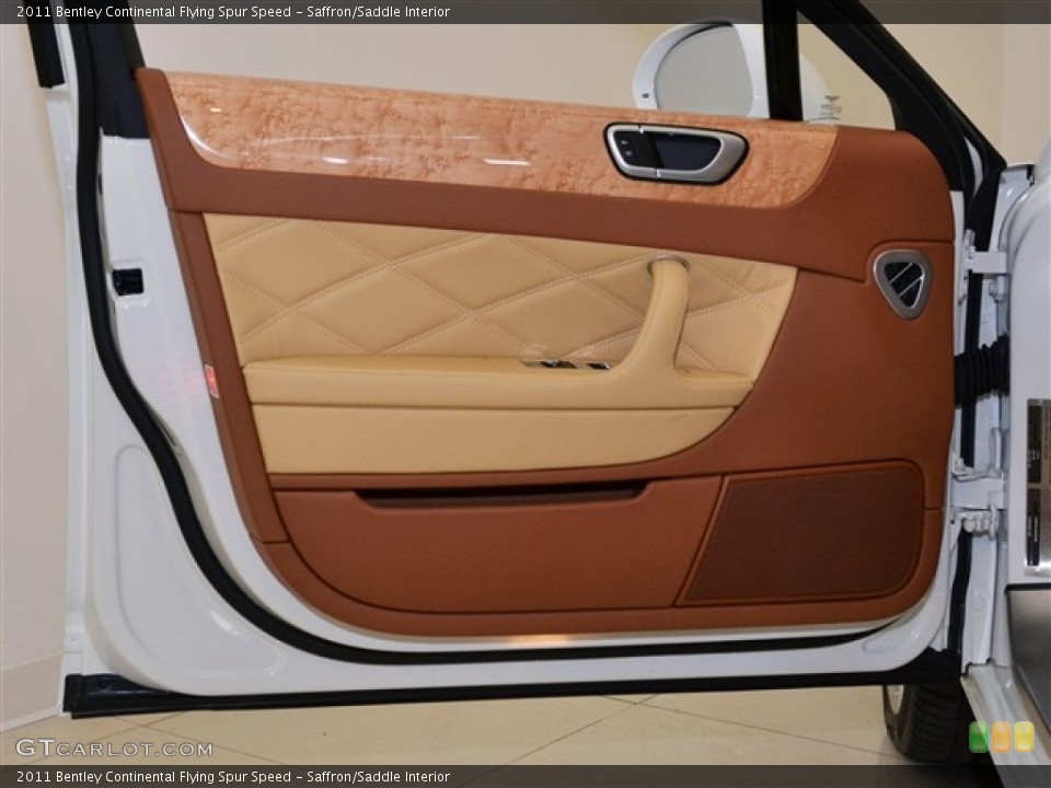Saffron/Saddle Interior Door Panel for the 2011 Bentley Continental Flying Spur Speed #51009175
