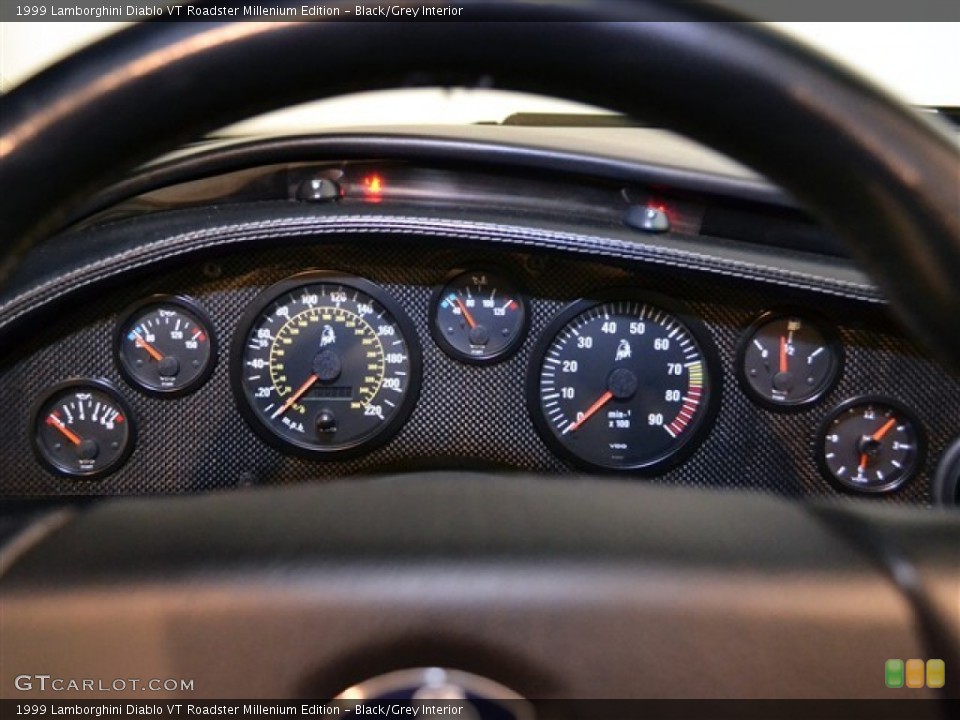 Black/Grey Interior Gauges for the 1999 Lamborghini Diablo VT Roadster Millenium Edition #51013120