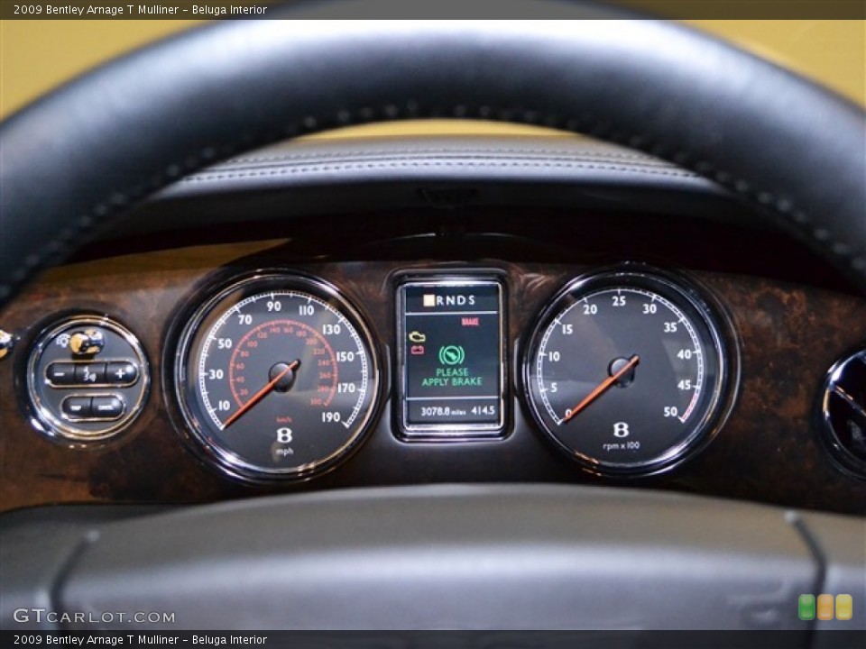Beluga Interior Gauges for the 2009 Bentley Arnage T Mulliner #51013381