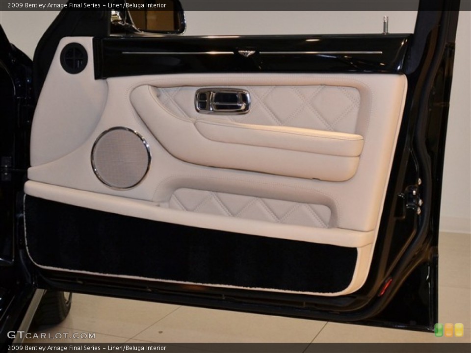 Linen/Beluga Interior Door Panel for the 2009 Bentley Arnage Final Series #51014002