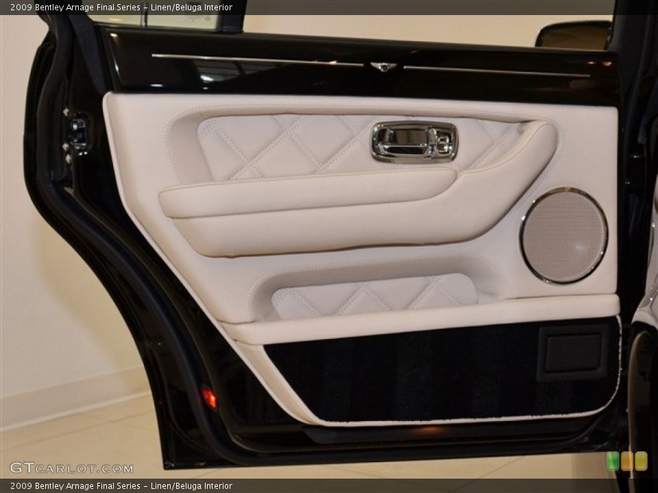 Linen/Beluga Interior Door Panel for the 2009 Bentley Arnage Final Series #51014017