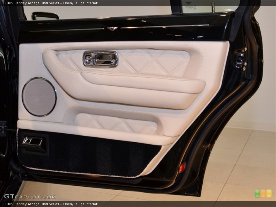 Linen/Beluga Interior Door Panel for the 2009 Bentley Arnage Final Series #51014029