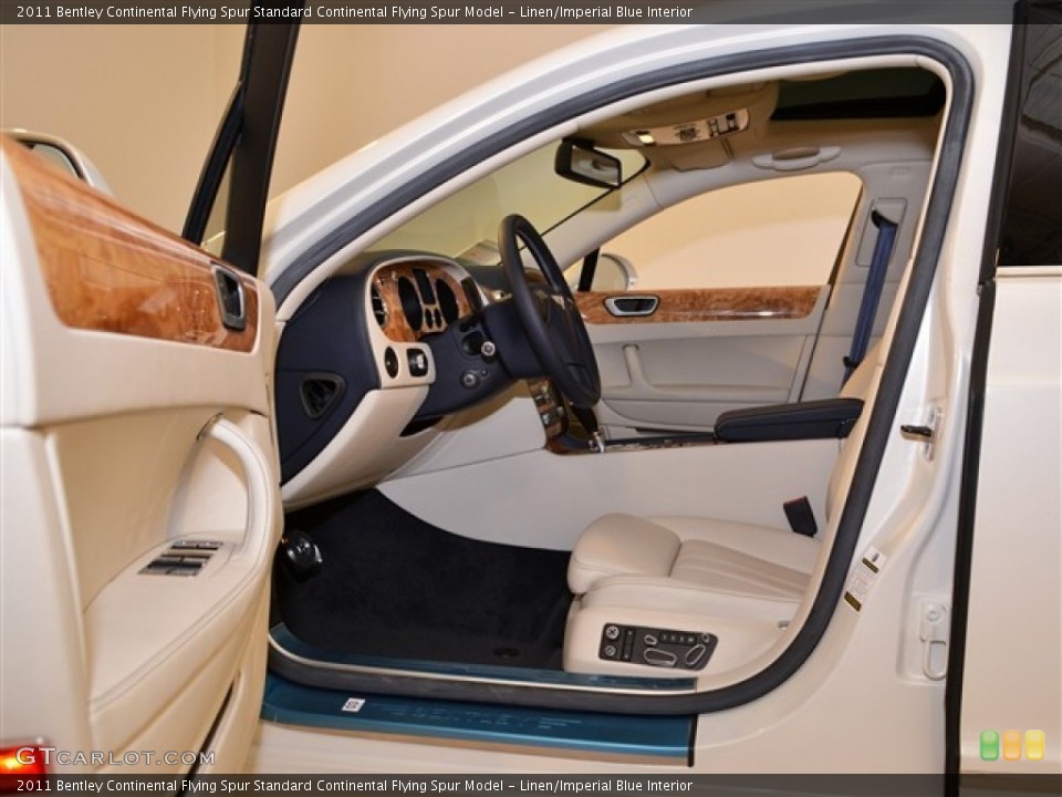 Linen/Imperial Blue Interior Photo for the 2011 Bentley Continental Flying Spur  #51014263