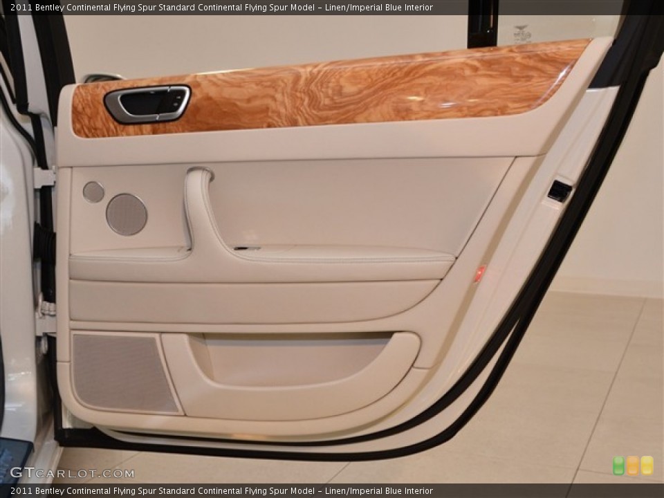Linen/Imperial Blue Interior Door Panel for the 2011 Bentley Continental Flying Spur  #51014458