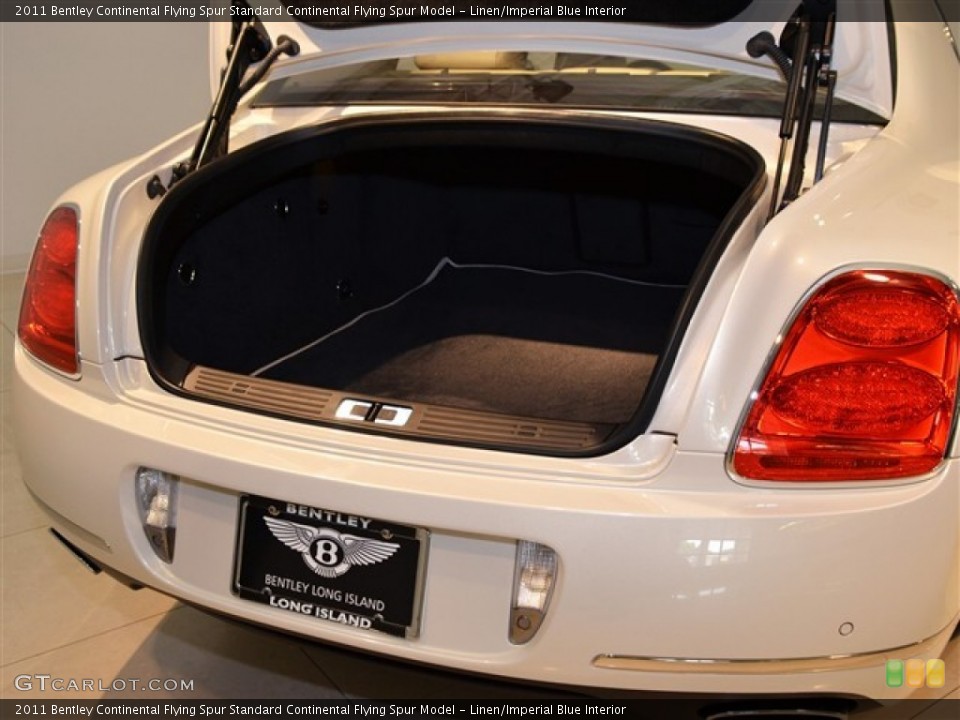 Linen/Imperial Blue Interior Trunk for the 2011 Bentley Continental Flying Spur  #51014503