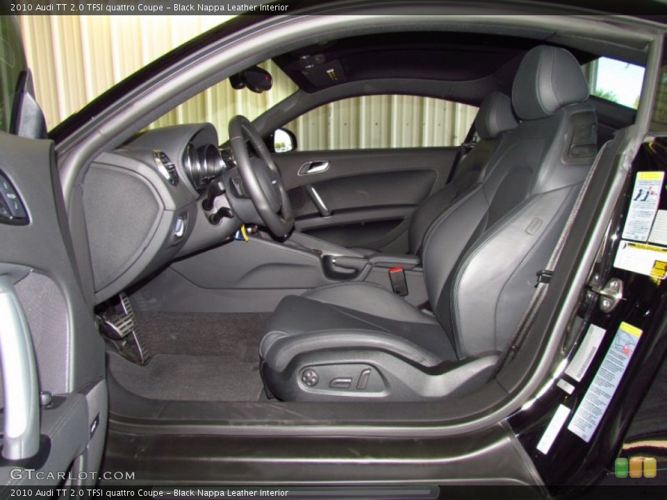 Black Nappa Leather Interior Photo for the 2010 Audi TT 2.0 TFSI quattro Coupe #51019042