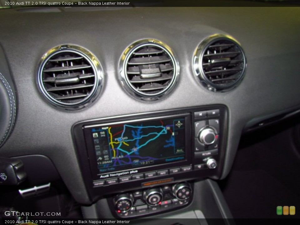 Black Nappa Leather Interior Navigation for the 2010 Audi TT 2.0 TFSI quattro Coupe #51019141