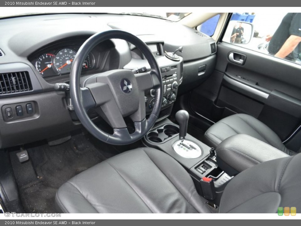 Black Interior Photo for the 2010 Mitsubishi Endeavor SE AWD #51020629