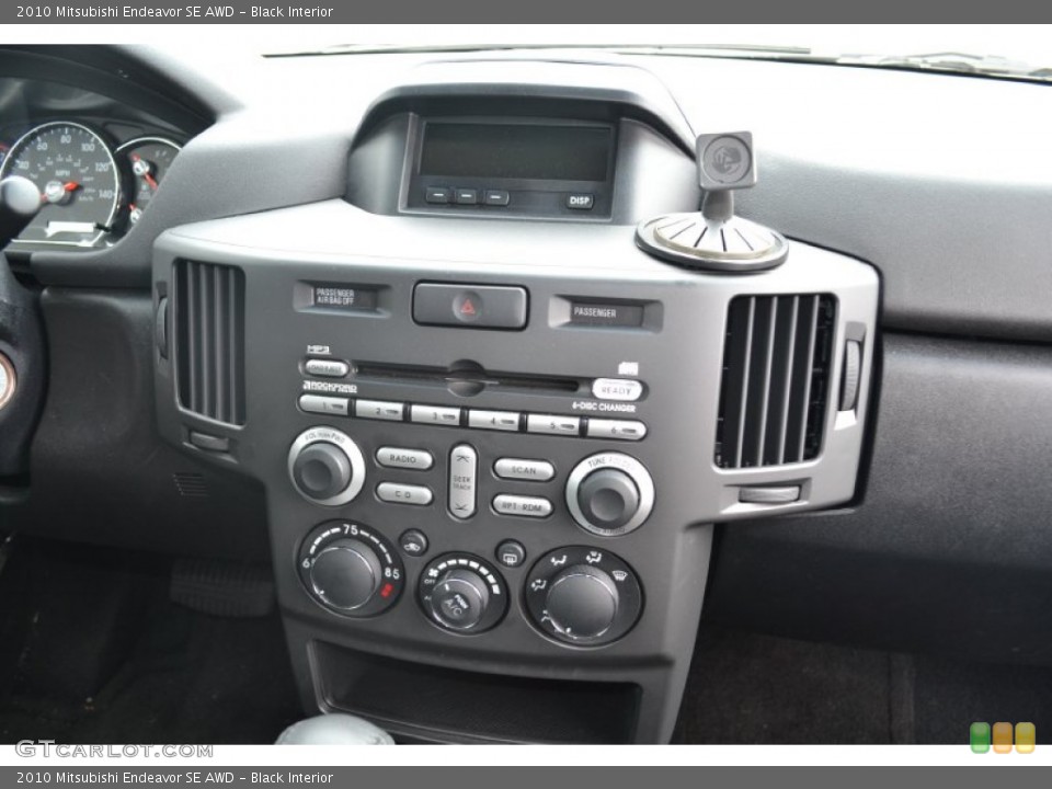 Black Interior Controls for the 2010 Mitsubishi Endeavor SE AWD #51020668