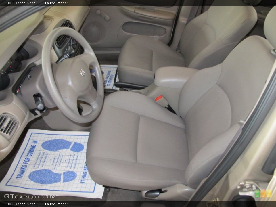 Taupe Interior Photo for the 2003 Dodge Neon SE #51024775