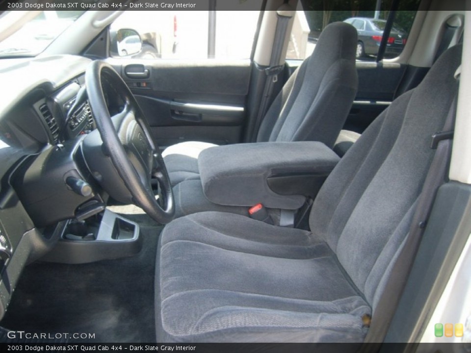 Dark Slate Gray Interior Photo for the 2003 Dodge Dakota SXT Quad Cab 4x4 #51025957