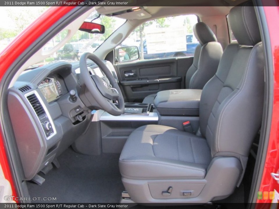 Dark Slate Gray Interior Photo for the 2011 Dodge Ram 1500 Sport R/T Regular Cab #51026359