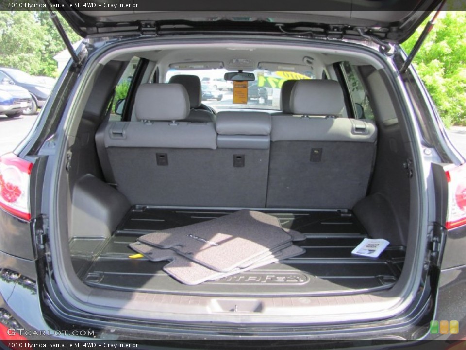 Gray Interior Trunk for the 2010 Hyundai Santa Fe SE 4WD #51028627