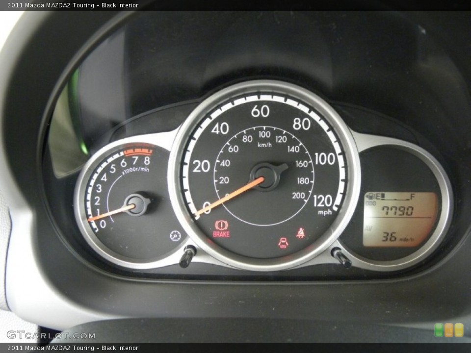 Black Interior Gauges for the 2011 Mazda MAZDA2 Touring #51028783