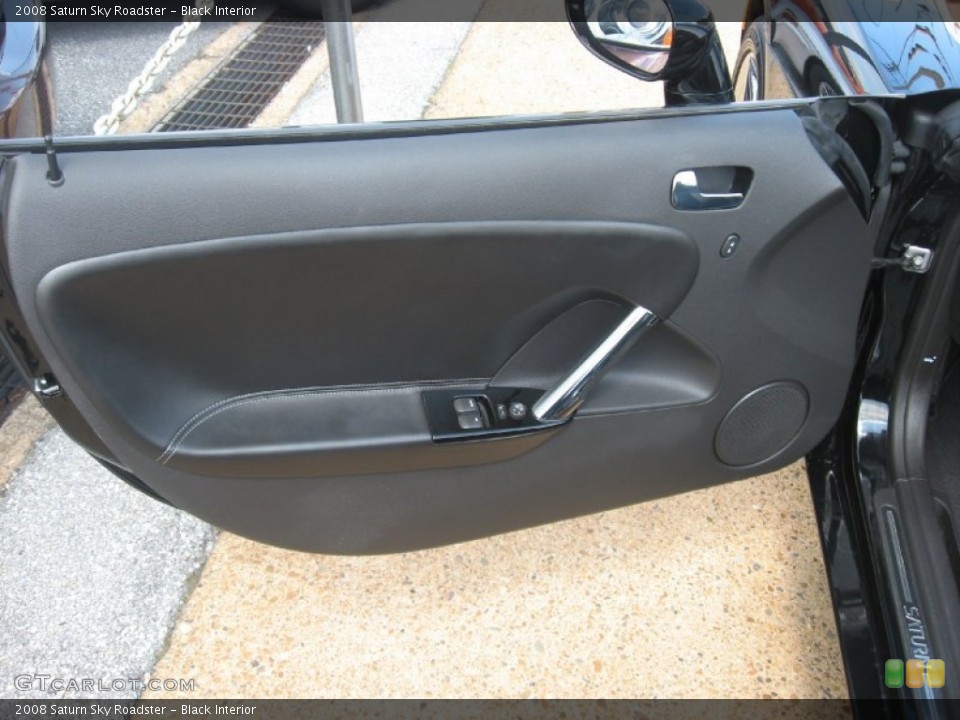 Black Interior Door Panel for the 2008 Saturn Sky Roadster #51028945