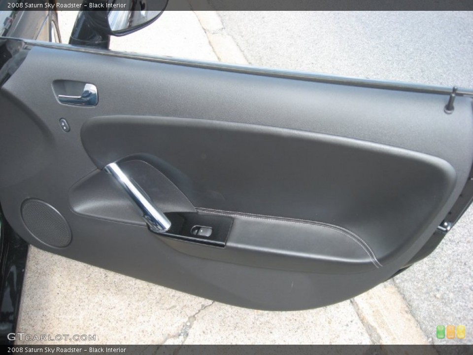 Black Interior Door Panel for the 2008 Saturn Sky Roadster #51028960