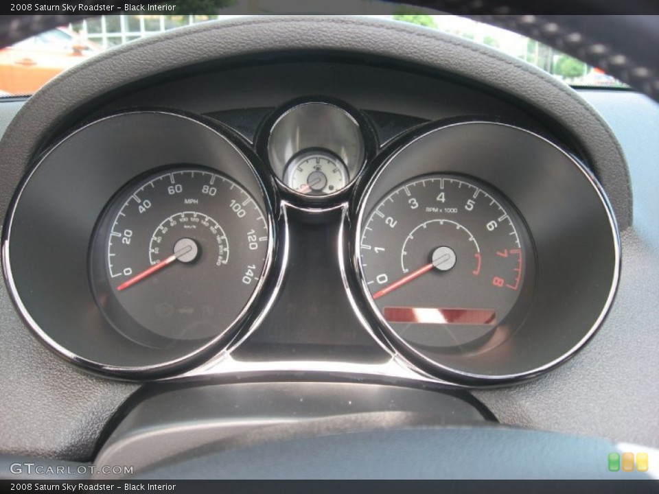 Black Interior Gauges for the 2008 Saturn Sky Roadster #51029098