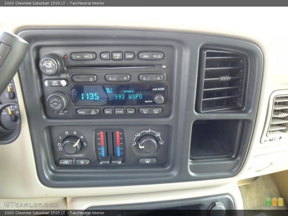 Tan/Neutral Interior Controls for the 2003 Chevrolet Suburban 1500 LT #51029149