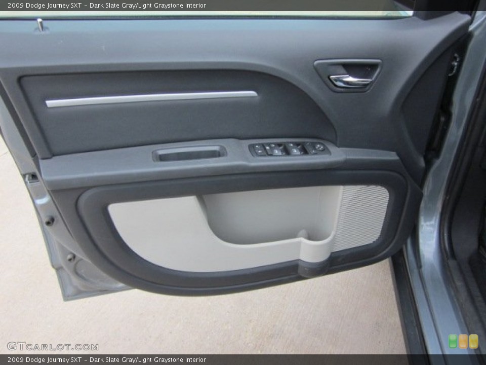 Dark Slate Gray/Light Graystone Interior Door Panel for the 2009 Dodge Journey SXT #51030646