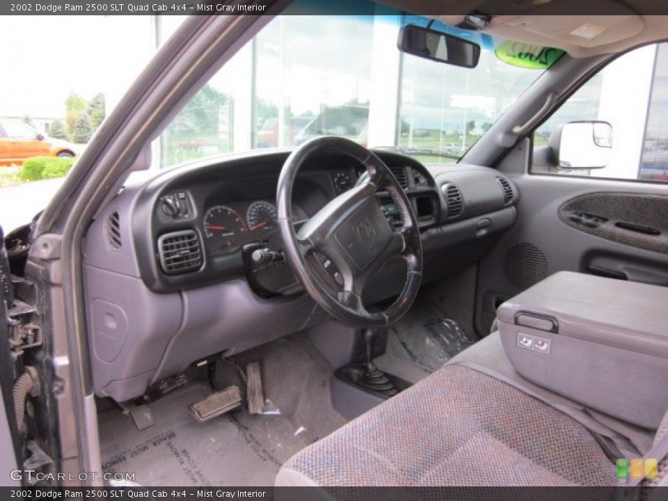 Mist Gray Interior Photo for the 2002 Dodge Ram 2500 SLT Quad Cab 4x4 #51030793