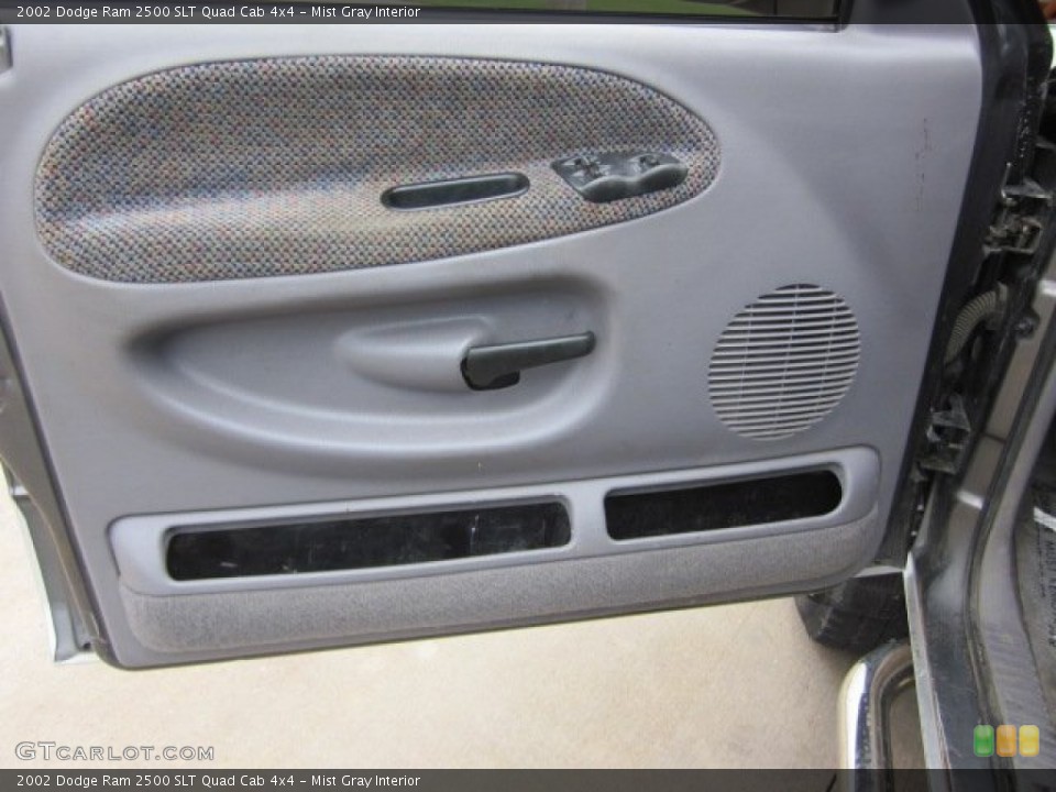Mist Gray Interior Door Panel for the 2002 Dodge Ram 2500 SLT Quad Cab 4x4 #51030985