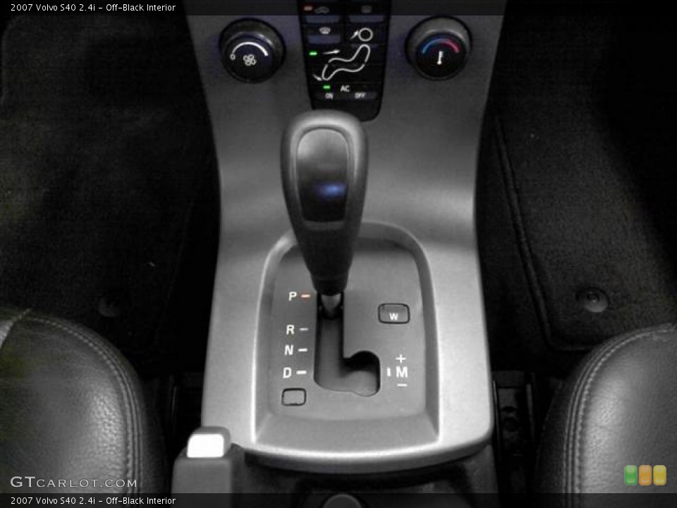 Off-Black Interior Transmission for the 2007 Volvo S40 2.4i #51032341
