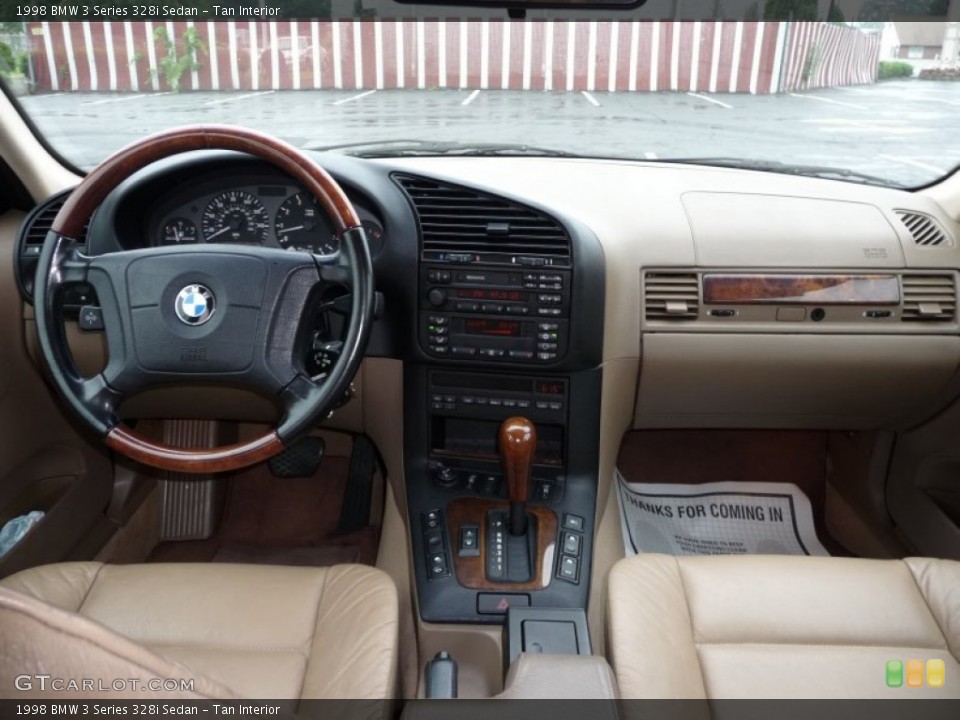 Tan Interior Dashboard for the 1998 BMW 3 Series 328i Sedan #51034651